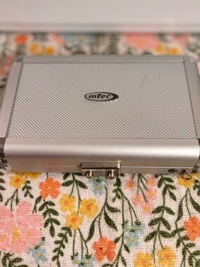 Intec branded aluminum safe case designed to protect gaming devices